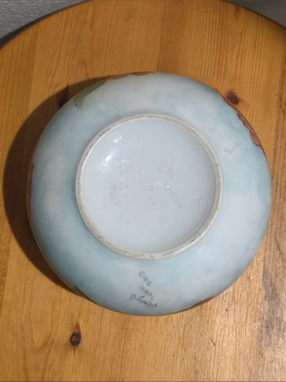 Hand-Painted Floral Porcelain Vase